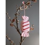 Набор ёлочных украшений Pink fairytale из коллекции New Year Essential, 4 шт.