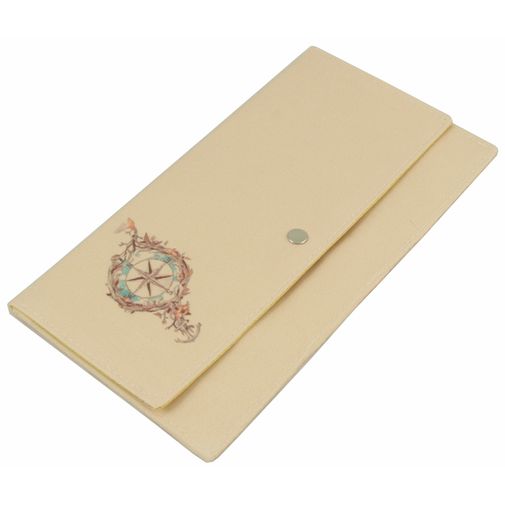 Конверт для путешествий Compass Застежка-кнопка Конверт для путешествий Compass Застежка-кнопка