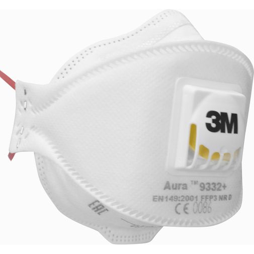 Респиратор 3М Aura 9332+ FFP3 с клапаном выдоха (1 шт) Респиратор 3М Aura 9332+ FFP3 с клапаном выдоха (1 шт)