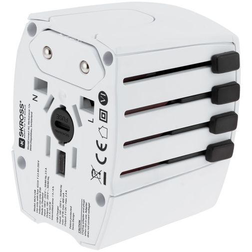 Универсальное зарядное устройство S-Kross MUV USB (4 типа вилок) Универсальное зарядное устройство S-Kross MUV USB (4 типа вилок)