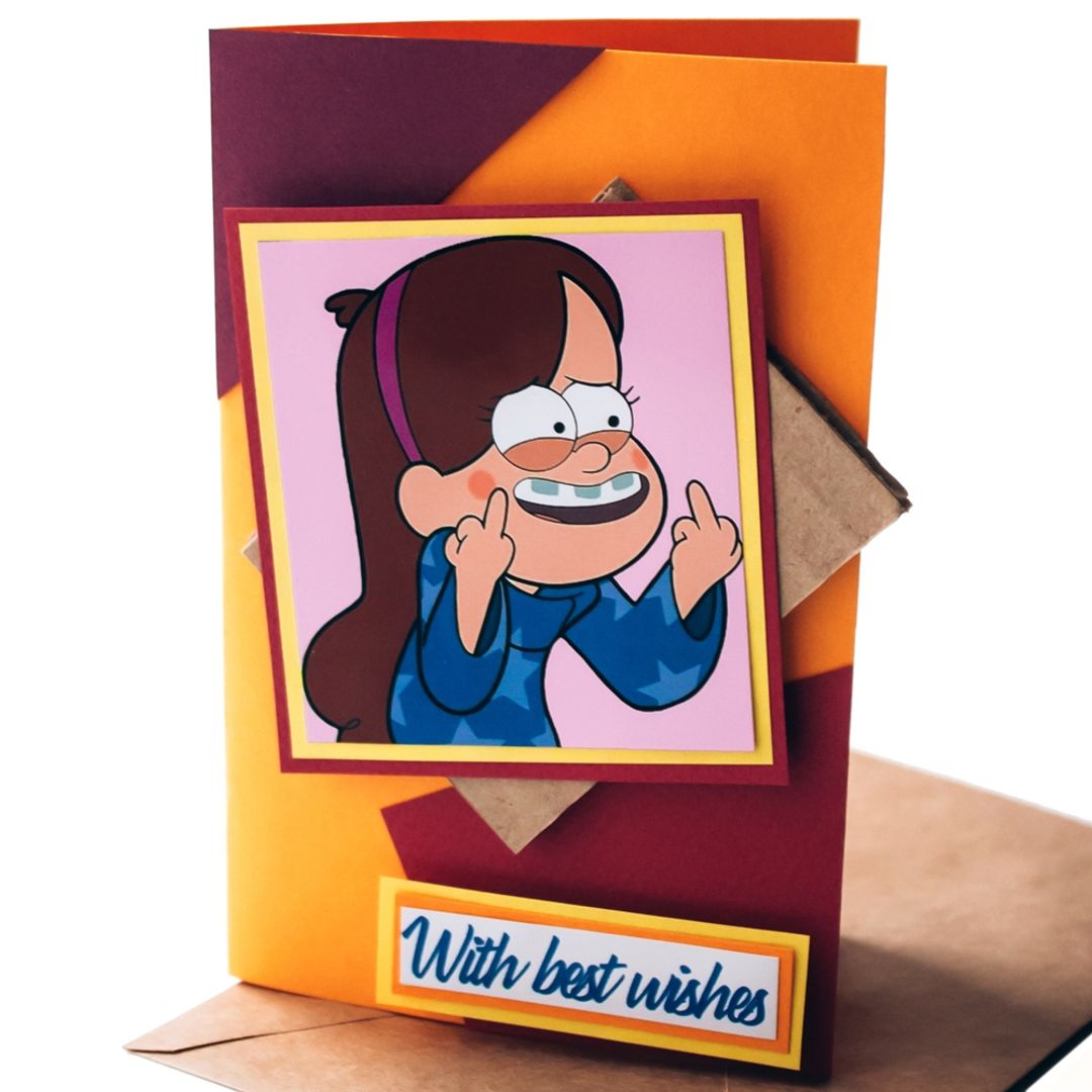 Открытка Gravity Falls Мэйбл Открытка Gravity Falls Мэйбл