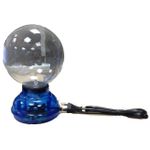 Плазменный шар 15 см с голубой подсветкой