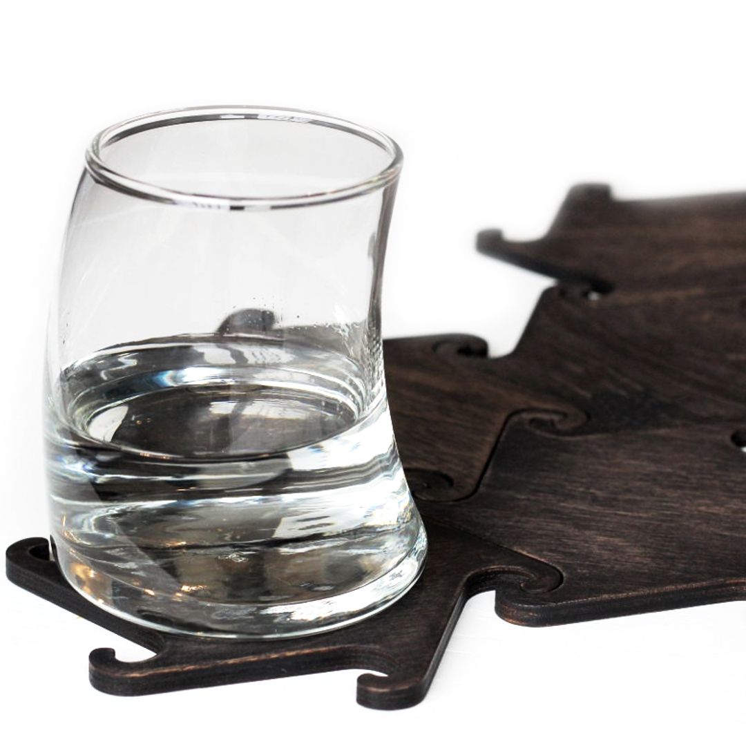 Набор подставок под горячее Hook (Черный) Можно использовать по одному Набор подставок под горячее Hook (Черный) Можно использовать по одному