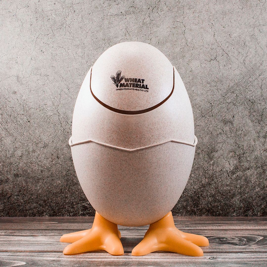 Настольный контейнер для мусора Яйцо Настольный контейнер для мусора Яйцо