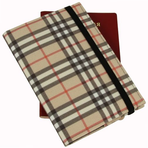 Обложка для паспорта Checkered
