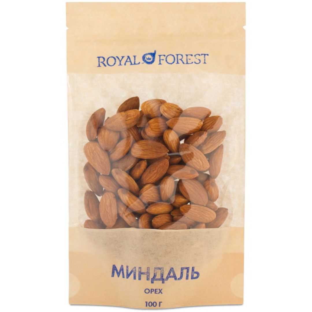 Миндаль (100 г) (Royal Forest) купить по цене 170 руб. в интернет ...