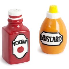 Солонка и перечница Кетчуп и горчица Ketchup & Mustard