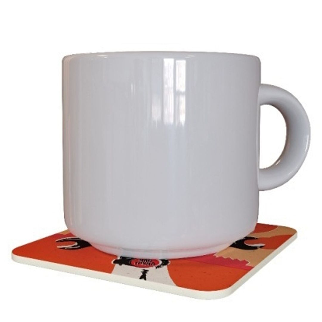Подставка под чашку Не теряй рабочих минут С чашкой Подставка под чашку Не теряй рабочих минут С чашкой