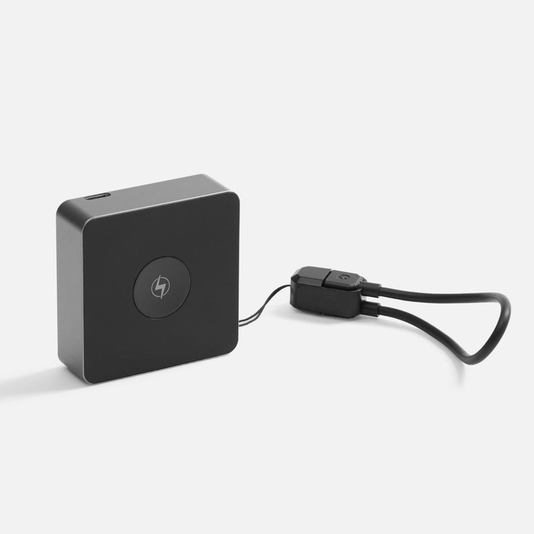 Внешний аккумулятор с беспроводной зарядкой Aura Power 5000 мАч (серый)