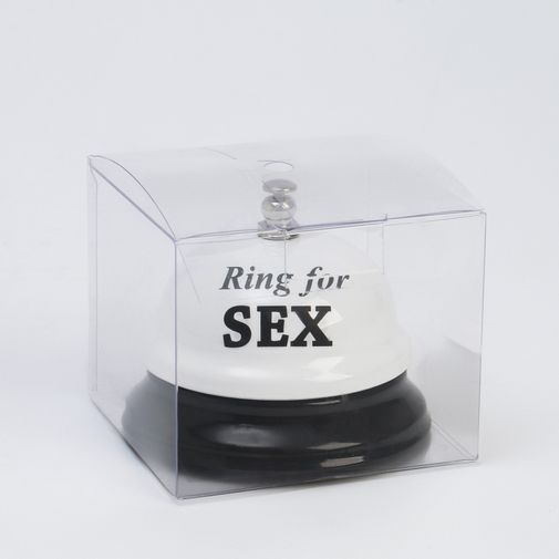 Звонок настольный Время секса Ring for sex (Белый) Звонок настольный Время секса Ring for sex (Белый)