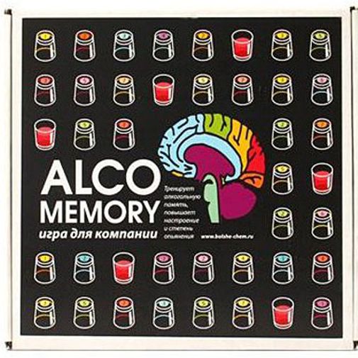 Игра для компании Alco Memory Меломпо Этикетка