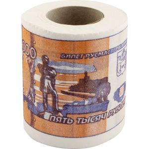 Туалетная бумага Купюра 5000 рублей