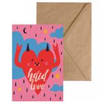 Почтовая открытка Любовь - тяжелятина