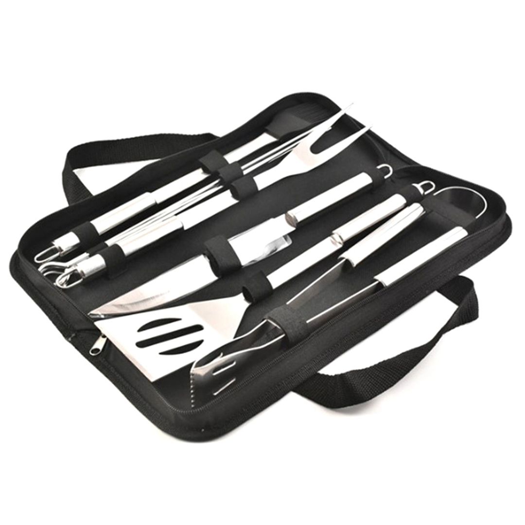 Барбекю набор в чехле (9 предметов) Барбекю набор в чехле (9 предметов)