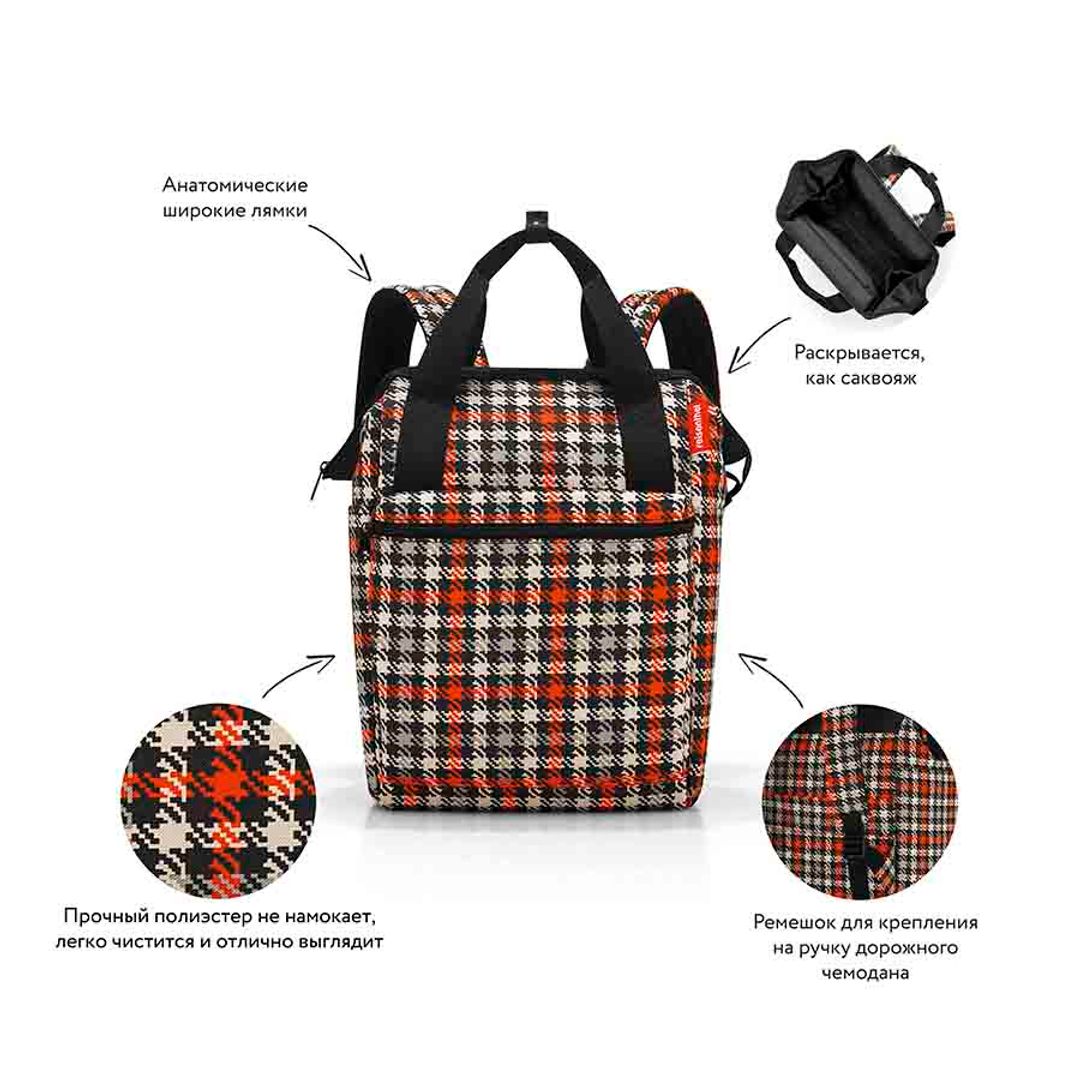 Рюкзак Allrounder R Glencheck Red Рюкзак Allrounder R Glencheck Red