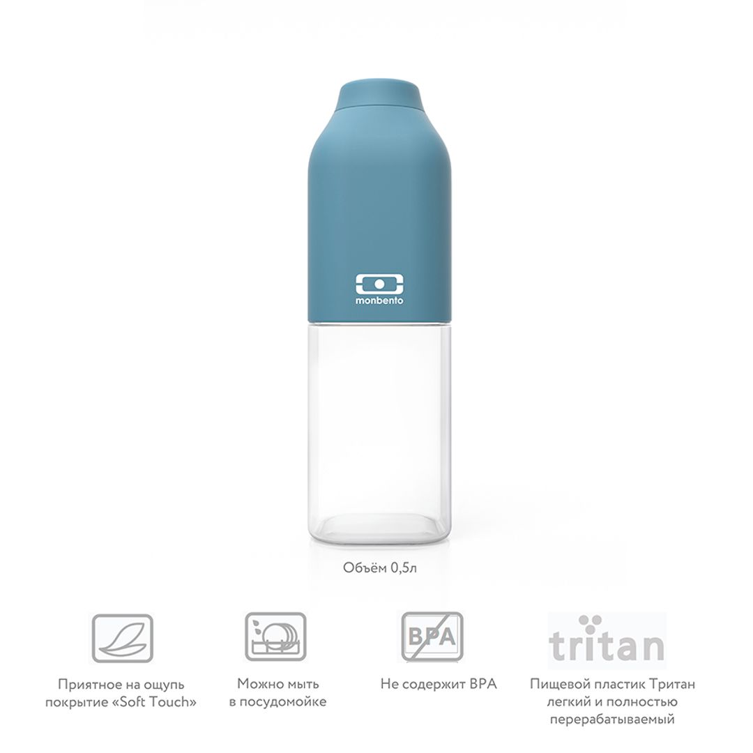 Бутылка Monbento Positive Denim (500 мл)