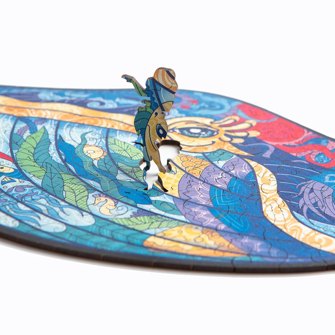 Деревянный пазл Puzzlewood Гавайский кит Деревянный пазл Puzzlewood Гавайский кит