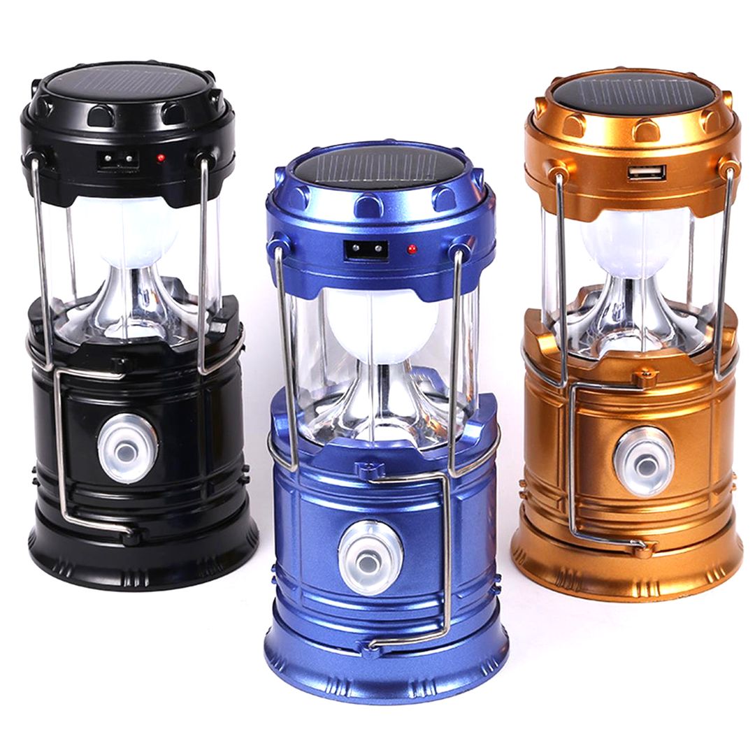 Кемпинговый фонарь-светильник с солнечной батареей Camping Lantern