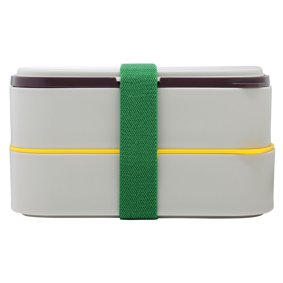 Ланч-бокс с приборами Food Time серый (1 л) Ланч-бокс с приборами Food Time серый (1 л)