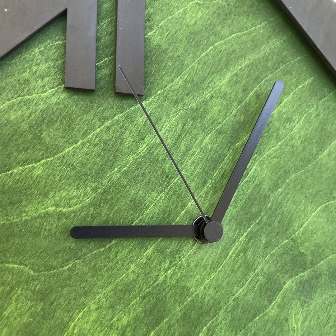 Часы настенные 3-7-11 Зеленый