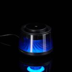 Bluetooth-колонка с подсветкой и беспроводной зарядкой Quantium (черный) Bluetooth-колонка с подсветкой и беспроводной зарядкой Quantium (черный)