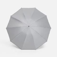 Зонт обратного сложения с ручкой-карабином Foldberry (серый) Зонт обратного сложения с ручкой-карабином Foldberry (серый)