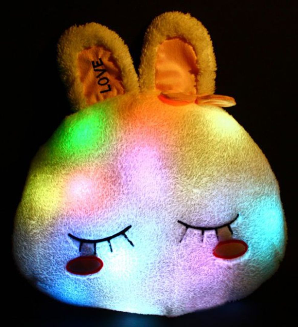 Светящаяся подушка Зайка Светящаяся подушка Зайка