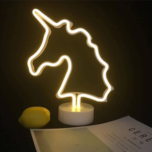 Неоновый светильник Единорог Неоновый светильник Единорог