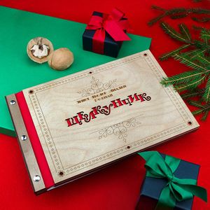 Новогодняя книга Щелкунчик с подвесками