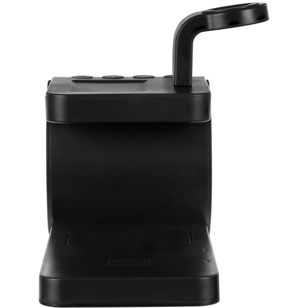 Станция беспроводной зарядки с часами fullStack (Черная) Станция беспроводной зарядки с часами fullStack (Черная)