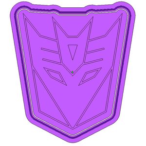 Форма для печенья Transformers Десептиконы (эмблема)