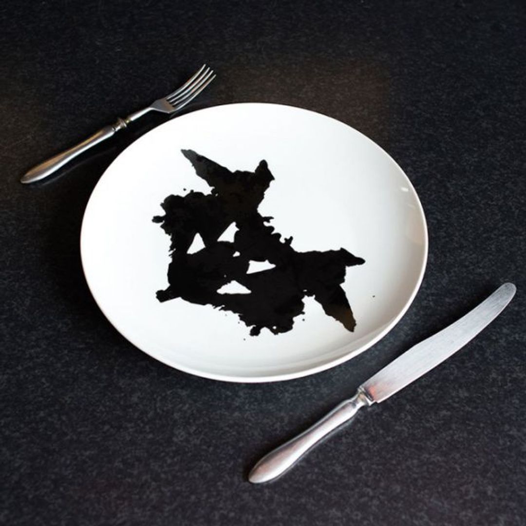 Набор тарелок Ужин С Роршахом Набор тарелок Ужин С Роршахом