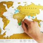 Карманная скретч-карта мира (на английском)