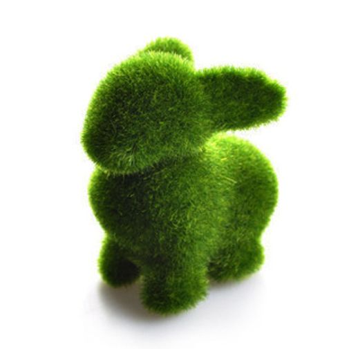 Фигурка из искусственный травы (Заяц) Фигурка из искусственный травы (Заяц)