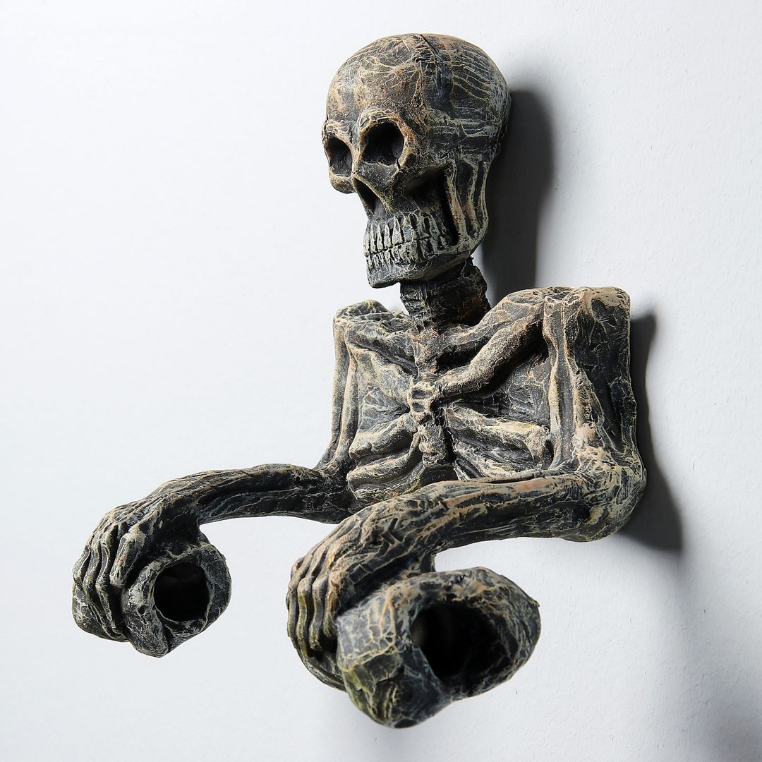 Держатель для туалетной бумаги Скелет