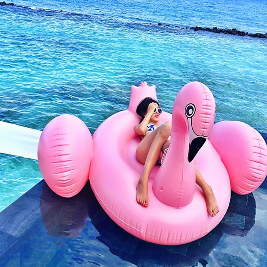 Надувной матрас Фламинго