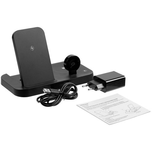 Зарядная станция с часами Clock Nest (Черная) Зарядная станция с часами Clock Nest (Черная)