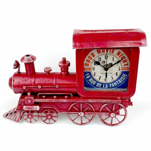 Винтажные часы Ретро-поезд