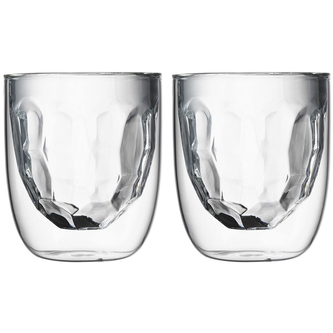 Стакан с двойным дном Elements Metal (2 шт)