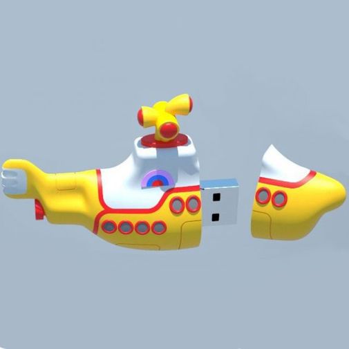 Флешка Желтая подводная лодка Yellow Submarine 16 Гб