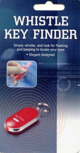 Брелок для поиска ключей с фонариком Черный Брелок для поиска ключей с фонариком Черный