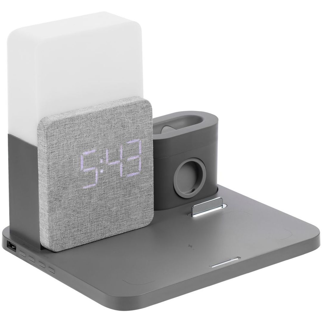 Зарядная станция с часами и подсветкой Large Charge