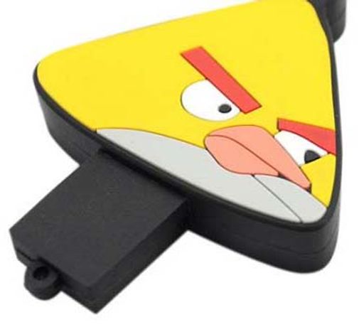 Флешка Angry Birds Желтая птичка 4 Гб Флешка Angry Birds Желтая птичка 4 Гб
