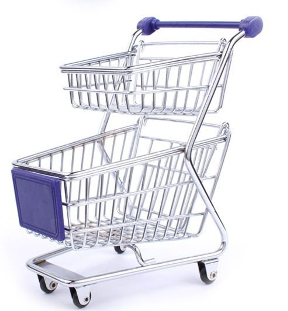 Настольная тележка-органайзер 2 яруса Настольная тележка-органайзер 2 яруса