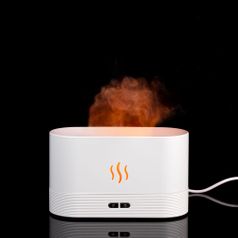 Увлажнитель-ароматизатор с имитацией пламени Fuego ver.2 (белый)