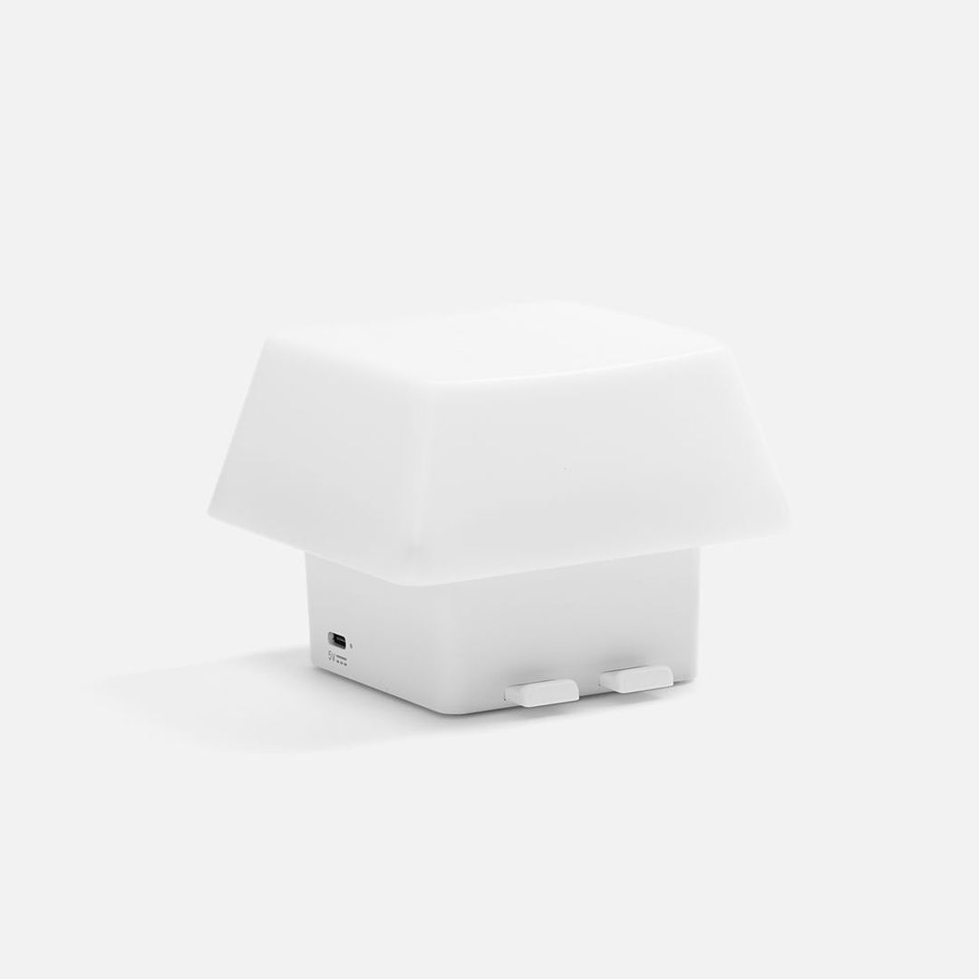 Светильник с подставкой для смартфона Knoppi (белый)
