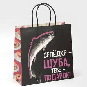 Подарочный пакет Шуба (22 х 22 х 11 см) Подарочный пакет Шуба (22 х 22 х 11 см)