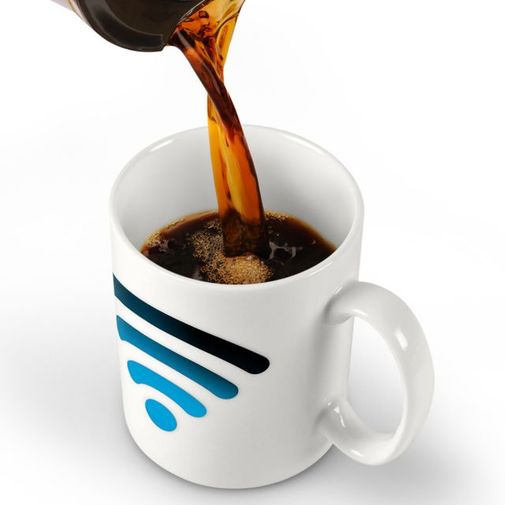 Термокружка Wi-Fi Hot Spot Процесс изменения цвета