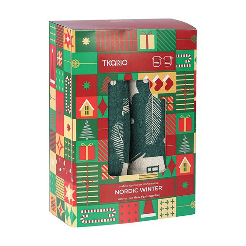 Набор кухонных полотенец Nordic winter из коллекции New Year Essential, 50х70 см