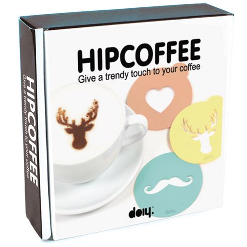 Набор трафаретов для кофе Hip coffee